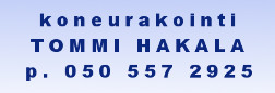 Koneurakointi Tommi Hakala logo